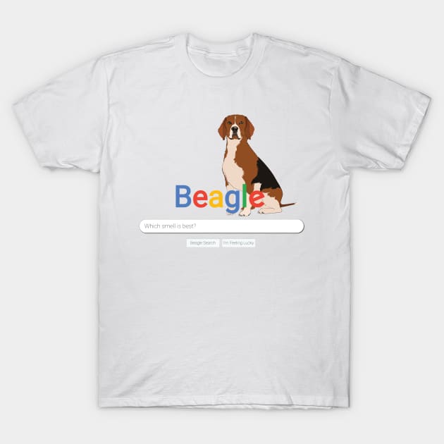 Google: Beagle Edition T-Shirt by Crafting Yellow